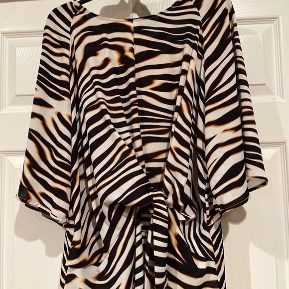 Worthington Tops - Animal print blouse with tiger stripes